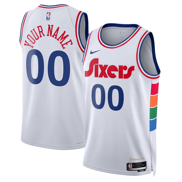 Custom 76ers City Jersey