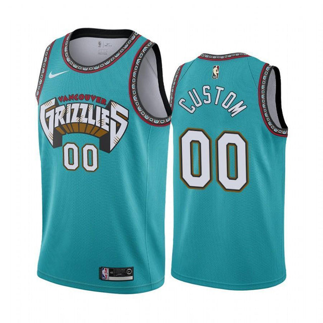 Custom Grizzlies Throwback Jersey