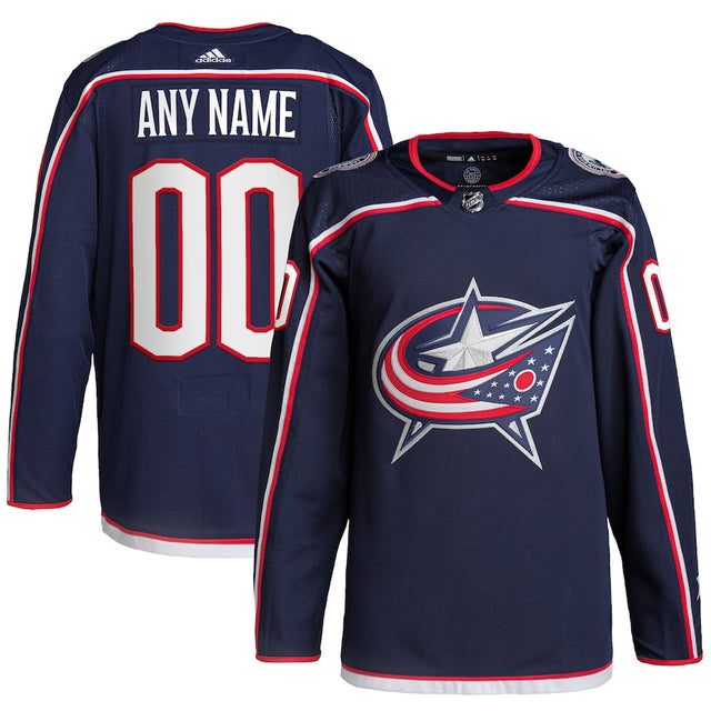 Custom Blue Jackets Jersey