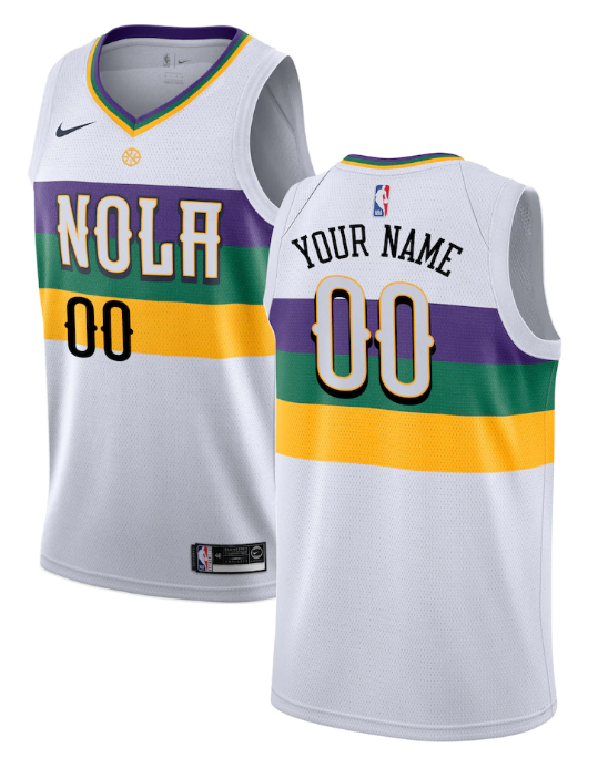 Custom Pelicans City Jersey