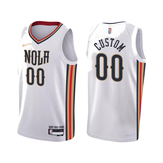 Custom Pelicans 75th Anniversary Jersey