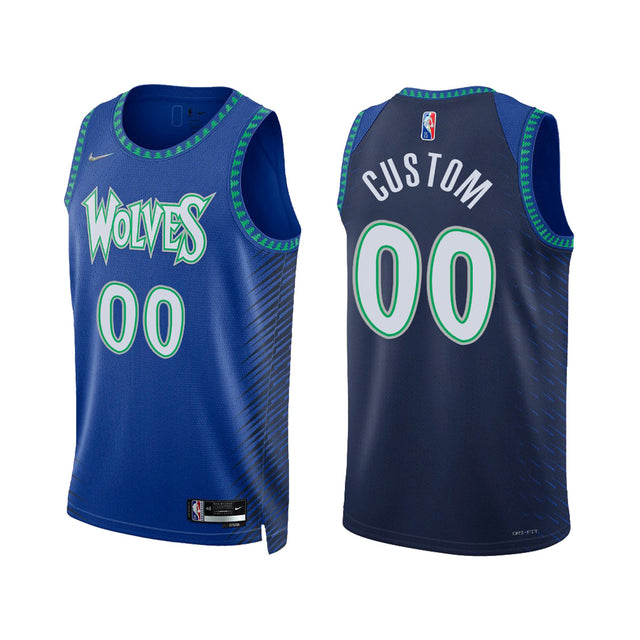 Custom Timberwolves 75th Anniversary Jersey