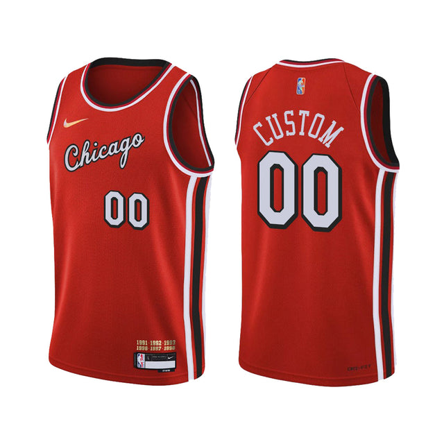 Custom Bulls 75th Anniversary Jersey