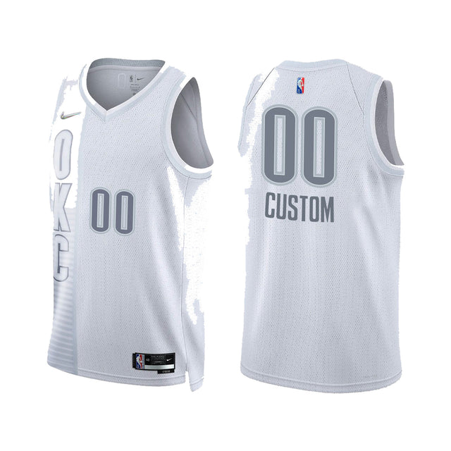 Custom Thunder 75th Anniversary Jersey